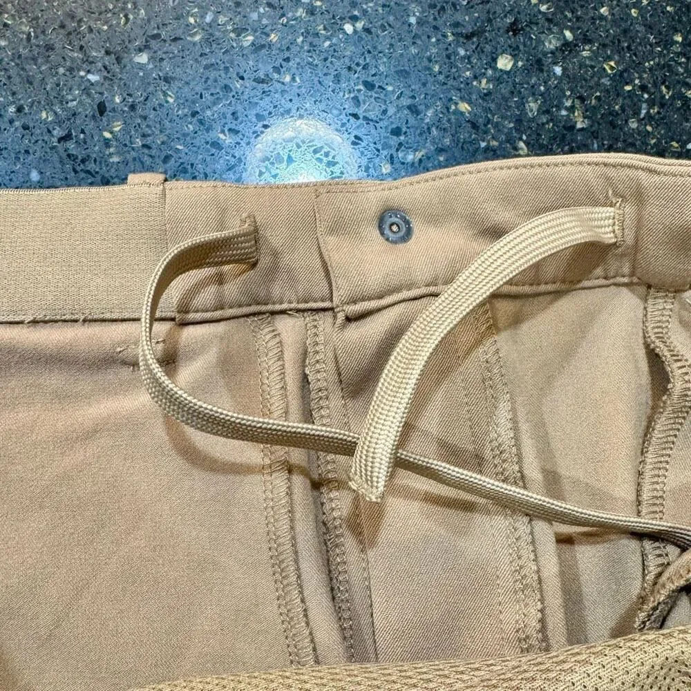 Quince Ultra Stretch 24/7 Smart Chino Pants. Tan. Size 32.
